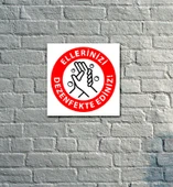 Uyarı Levhası 19x19 CM thumbnail 1