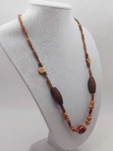 Ahşap & Jasper Tasarım Unisex Otantik Kolye (56098) thumbnail 4