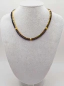 Lucid Dream Serisi Shungite (Şungit) Taşı 4mm Kolye (23170) thumbnail 6