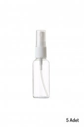 5 Adet Boş Şişe Spreyli Kolonya Şişesi Doldurulabilir Cep Plastik Parfüm Şişesi 30 Ml - 1