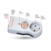 Tunçmatik Enerji Koruma Prizi Powersurge 1'li Beyaz 525 JOULE (TSK5078) - 3