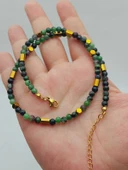 Epic Dream Serisi Anyolit (Rubizoit- Rubyzoisit) Taşı 4mm Kolye (45208) - 2