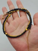 Lucid Dream Serisi Shungite (Şungit) Taşı 4mm Kolye (23170) thumbnail 2