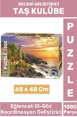 Özel Eğlenceli El Göz Koordinasyon Beceri Görsel Algı Geliştirici Çocuk 1000 Parça PUZZLE TAŞ KULÜBE - 1