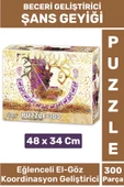 Premium Eğlenceli El Göz Koordinasyon Beceri Geliştirici Çocuk 300 Parça PUZZLE ŞANS GEYİĞİ thumbnail 1