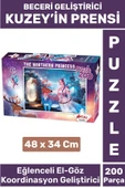 Premium Seri Eğlenceli El Göz Koordinasyon Beceri Geliştirici Çocuk 200 Parça PUZZLE KUZEY'İN PRENSİ thumbnail 1