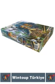 Premium Eğlenceli El Göz Koordinasyon Beceri Görsel Algı Geliştirici Çocuk 1000 Pr PUZZLE YANKI KOYU - 2