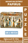 Premium Eğlenceli El Göz Koordinasyon Beceri Görsel Algı Geliştirici Çocuk 1000 Parça PUZZLE PAPIRUS thumbnail 1