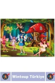 Premium Seri Eğlenceli El Göz Koordinasyon Beceri Geliştirici Çocuk 2X50 Parça PUZZLE PERİ DİYARI - 2