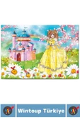 Eğlenceli El Göz Koordinasyon Beceri Geliştirici Çocuk 2x100 PUZZLE KIŞ VE İLKBAHAR PRENSESLERİ thumbnail 3