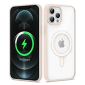 iPhone 12 Pro Max Kılıf Magsafe Wireless Şarj Özellikli Silikon Ege Kapak kılıf - 7