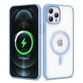 iPhone 13 Pro Max Kılıf Magsafe Wireless Şarj Özellikli Silikon Ege Kapak thumbnail 6