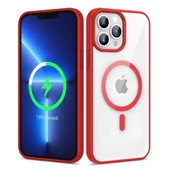 iPhone 13 Pro Max Kılıf Magsafe Wireless Şarj Özellikli Silikon Ege Kapak thumbnail 8