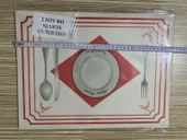 100 Adet Amerikan Servis Kağıdı Sunum Servis Kağıdı Büyük Boy 30x40 cm - 8