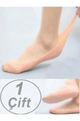 2 li Silikon Ayak Bakım Çorabı Topuk Nasırı Çatlak Giderici Nemlendirici Patik Jel Çorap - 4