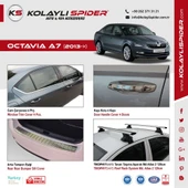 Skoda Octavia A7 Ön Tampon Çıtası  Krom (Mk.sız Kasa) 2013-2017 thumbnail 3