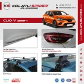 Renault Clio 5 Bagaj İç Eşiği 2 Prç Krom 2019 ve Sonrası - 4