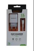 Megatech CC01 (CC22-T3) 5v-3.0A Ev Şarj+Type-c Kablo Hızlı Şarj - 1