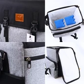 Perlotus Yalıtımlı Termos Piknik Kamp Çantası Büyük Boy 16 Lt Su Geçirmez - 4