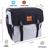 Perlotus Yalıtımlı Termos Piknik Kamp Çantası Büyük Boy 16 Lt Su Geçirmez - 3