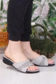 Ceyo Flora Bej Rahat Ortapedik Kadın Terlik thumbnail 1