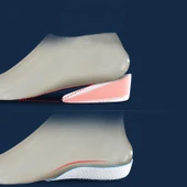 3.5 cm Erkek Gizli Topuk Yükseltici Boy Uzatıcı Ortopedik Tabanlık Köpük Ayakkabı Tabanlığı - 4