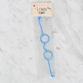 Loren Plastik Amigurumi Gözlük Koyu Mavi thumbnail 2