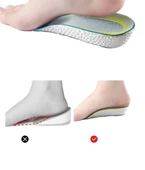 3.5 cm Kadın Gizli Topuk Yükseltici Boy Uzatıcı Ortopedik Tabanlık Köpük Ayakkabı Tabanlığı thumbnail 4
