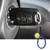 BUFFER® Gerçekçi Tenis Raketi Tasarımlı Şık Anahtarlık Kolye Çanta Süsü Tennis Keychain - 7