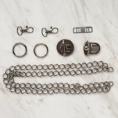 Loren Çanta Aksesuar Seti Metal - 1