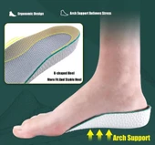 2.5 cm Erkek Gizli Topuk Yükseltici Boy Uzatıcı Ortopedik Tabanlık Köpük Ayakkabı Tabanlığı - 6