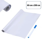 BUFFER® Silinebilir Kalemli Sticker  Duvara Yapışabilen Yazı Tahtası 60x100 cm - 5