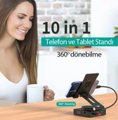 10in1 USB-C Hub – 4K HDMI, 100W PD Şarj, Ultra Hızlı USB 3.1 & Gigabit Ethernet Destekli - 8