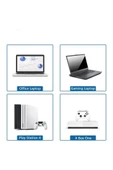 7 - 15 inch 2 Fanlı Hızlı Soğutma Katlanabilir Macbook Laptop Soğutucu Tablet Yükseltici Usb Stand - 7