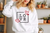 Love AŞK Sweatshirt - Sevgililer Günü Özel - 1