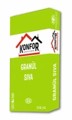 Konfor Granül Sıva Kalın Beyaz 25 Kg - 1