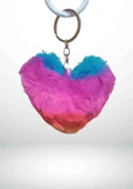 Anahtarlık Peluş Kalp  – Sevgi Dolu Tasarım - 2
