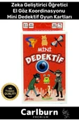 Özel Üretim Eğitici Zeka Geliştirici Öğretici Eğlence Aile 55 Parça Mini Dedektif Genel Oyun Kartı - 1
