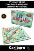 Premium Eğitici Zeka Geliştirici Öğretici Eğlence Aile Etkinlik Gayrimenkul Ticaret Oyunu Star Poly - 1