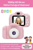 Yeni Nesil Çocuk Dijital Mini Fotoğraf Video Makine Erkek Kız Çocuklar 1080p HD Ekran Kamera Selfie - 1