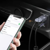 BUFFER® Araba için Bluetooth Aux Alıcısı Wireless Araç Kiti - 4