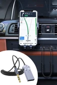 BUFFER® Araba için Bluetooth Aux Alıcısı Wireless Araç Kiti - 6