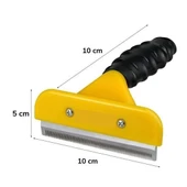 BUFFER® 10 cm Kedi Köpek Tarağı Fırçası Tüy Alıcı Toplayıcı Tarak Fırça - 4
