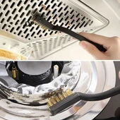 BUFFER®  3 lü Detaylı Temizlik Bakır,Demir ve Sert Plastik Tel Fırça - 4