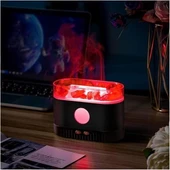 BUFFER® Himalaya Tuzlu Renkli Led Aydınlatmalı 200ml Hava Nemlendiricili Aromaterapi Difüzörü - 1