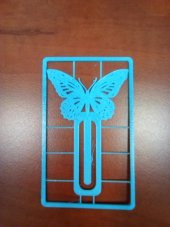 Kelebek Şeklinde Kitap Ayracı Bookmark Süslü Dekoratif - 5