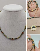 Epic Dream Serisi Afrika Turkuazı Taşı 4mm Kolye (45202) thumbnail 1