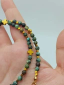 Epic Dream Serisi Afrika Turkuazı Taşı 4mm Kolye (45202) thumbnail 8