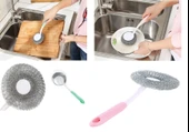 Mangal Temizleme Fırçası - Barbekü Fırçası - Lavabo Bulaşık Fırçası - 3