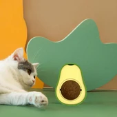 Avokado Dönen Kedi Nanesi Cat Oyun Topu Doğal Kedi Oyuncağı - 4